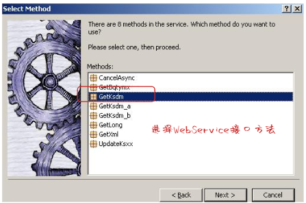 WebService 接口方法